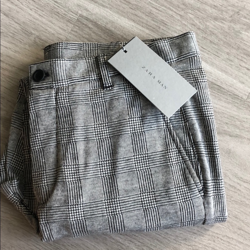 Zara Man Checkered Pants
